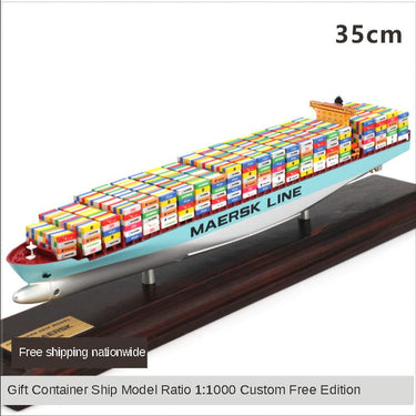 Maersk Shipping Container Ship Model 35cm - KATZER